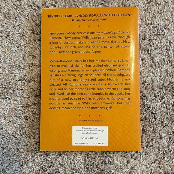 Beverly Cleary Ramona Quimby 4 Book Lot - Picture 6 of 12